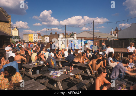 Sommerabend in Camden Town Stockfoto