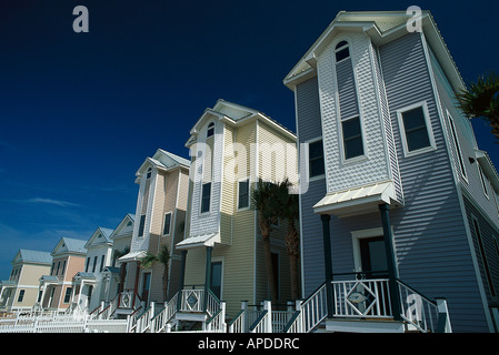 Sommer-Residenzen, Santa Rosa Island Florida, USA Stockfoto