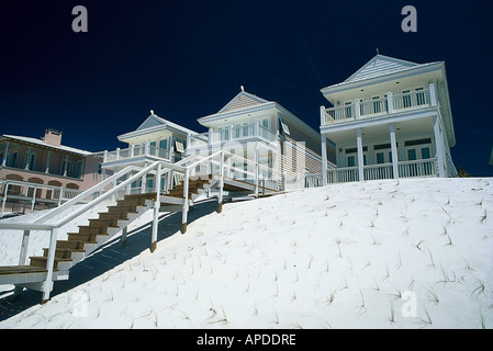 Sommer-Residenzen, Santa Rosa Island Florida, USA Stockfoto