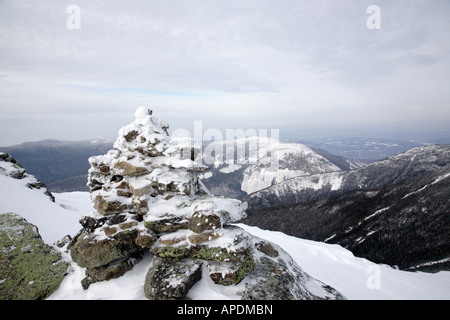 Appalachian Trail Ausblicke entlang der Franconia Ridge Trail.Located in den White Mountains New Hampshire USA Stockfoto