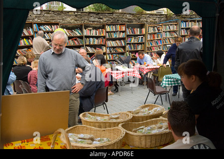 Hay Guardian Book Festival-Besucher Stockfoto