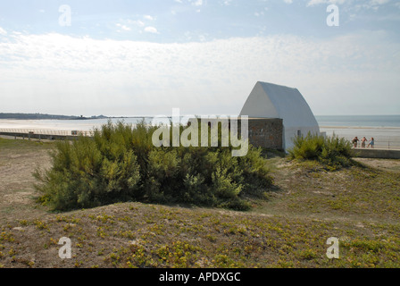 Le Don Hilton oder La Caumine À Marie beste mit Blick auf Strand von St-Ouen in Jersey Stockfoto