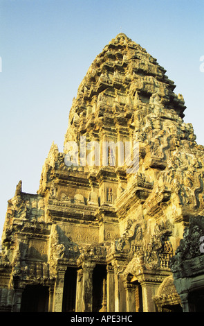 Central Tower in Angkor Wat Stockfoto