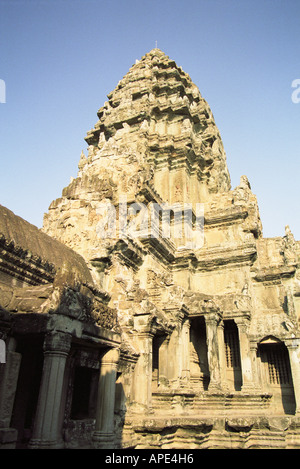 Central Tower in Angkor Wat Stockfoto