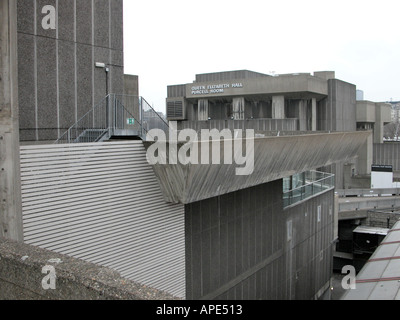 Queen Elizabeth Hall und Purcell Zimmer im South Bank London Stockfoto