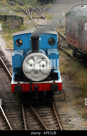 Tag heraus mit Thomas auf der Midland Railway Butterley Stockfoto