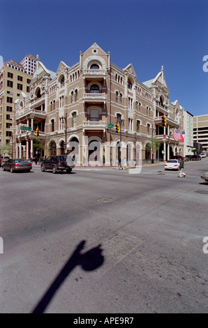 Driskill Hotel Brazos St Austin Texas, Vereinigte Staaten von Amerika. Stockfoto