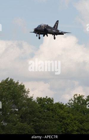RAF Hawk Jet-Trainer, Landung Stockfoto