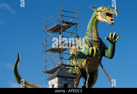 Einkaufsstadt "Excalibur City" Stockfoto