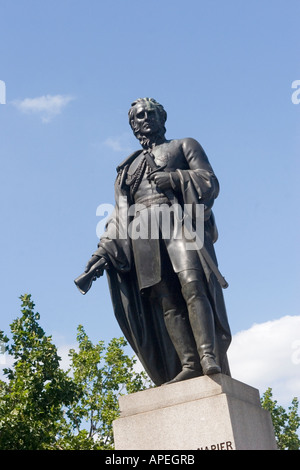 Statue von General Charles James Napier in London GB Vereinigtes Königreich Stockfoto