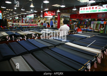 Silk Street Store Interieur, Beijing. Stockfoto