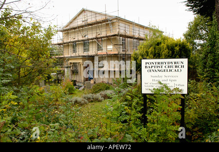 Pontrhydyrun Baptist Kapelle in Cwmbran South Wales UK datiert 1836 Stockfoto