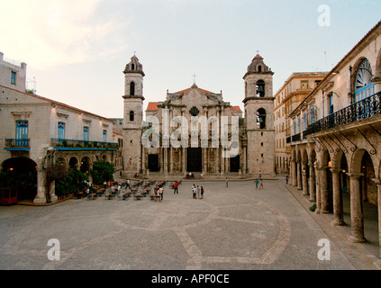 Karibik, Kuba, Havanna, Havanna, La Catedral de San Cristobal De La Habana Vieja Stockfoto