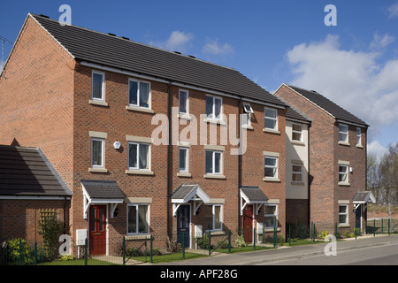 Mews Stil Häuser, Misterton und Retford, Nottinghamshire Architekt: Spawforth Associates Stockfoto