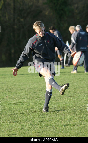 Walisischen Rugby Union Training Boden Hensol Vale von Glamorgan South Wales GB UK 2008 Stockfoto