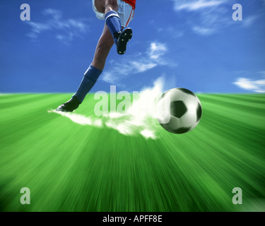 Sport Illustrationen Computergrafik CG-Team Sport-Ballsport-Fußball-Fußball Stockfoto