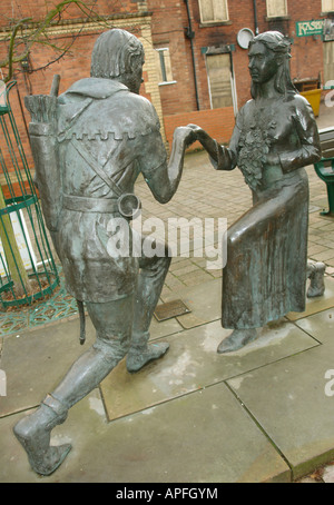 Edwinstowe Mansfield Sherwood Forest Nottinghamshire England GB UK 2008 Stockfoto