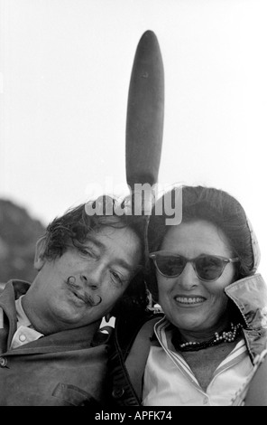 Salvador Dali und Gala 1959 Stockfoto