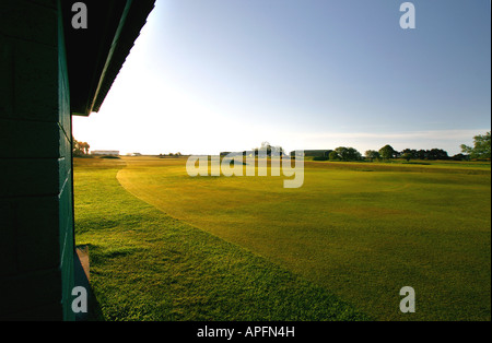 Burnside Kurs 2. Loch Carnoustie Golf Links Schottland Stockfoto