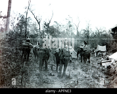 Indian Empire ca. 1925 bereit, lassen Sie das Camp Www Osheaphotography com Stockfoto