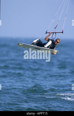 KITESURFING ACTION Stockfoto