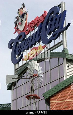 Michigan Battle Creek, Kellogg's Cereal City USA, Tony Tiger, MI051020124 Stockfoto