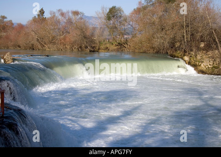 Wasserfälle des Flusses Manavgat Stockfoto