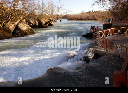 Wasserfälle des Flusses Manavgat Stockfoto