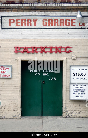 New York-Parkplatz Stockfoto