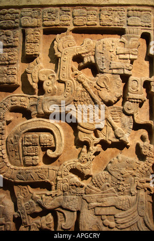 Blutige Maya-Ritus 3-British Museum Stockfoto