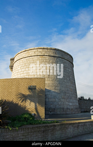 Joyces Turm am Sandycove Dublin, jetzt ein Museum des Schriftstellers James Joyce auf dem Roman Ulysses Stockfoto