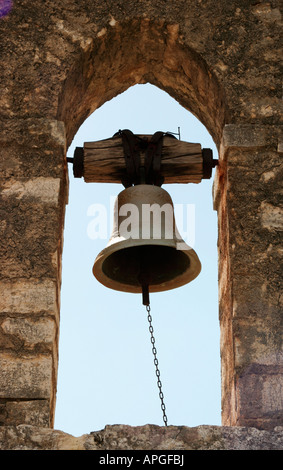 Griechische Kirche Glocke auf der Insel Lefkas Stockfoto