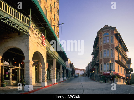 Basin Park Hotel, Sunrise Center Street in Eureka Springs, Arkansas, USA Stockfoto