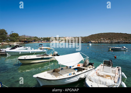 Hafen Sie kleiner Halbinsel Akrotiri bei Tersanas Beach in der Nähe von Chorafakia, Chania, Kreta, Griechenland Stockfoto