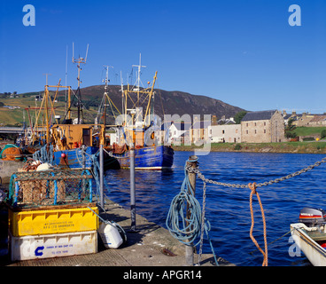 Hafen von Helmsdale, Caithness, Highland, Schottland, Vereinigtes Königreich Stockfoto