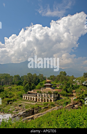 JAL Binayak Tempel unter Chobar Schlucht südliche Tal von Kathmandu Nepal Stockfoto