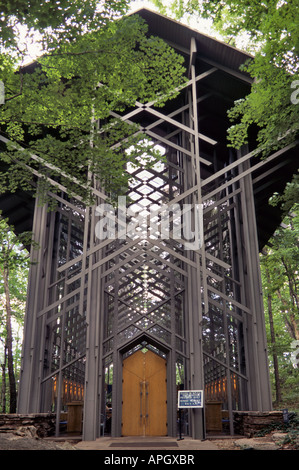 Thorncrown-Kapelle in Eureka Springs, Arkansas USA Stockfoto