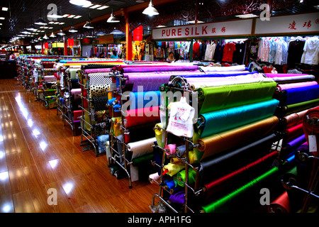 Silk Street Store Interieur, Beijing. Stockfoto