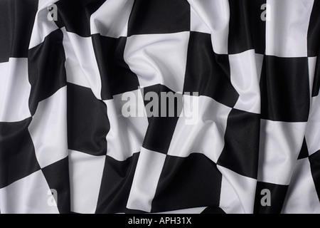 Dies ist eine echte Zielflagge hochwertiger Texturdetails in das material Stockfoto