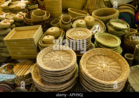 Bambus-Souvenir-Shop in Namdaemun-Markt Stockfoto