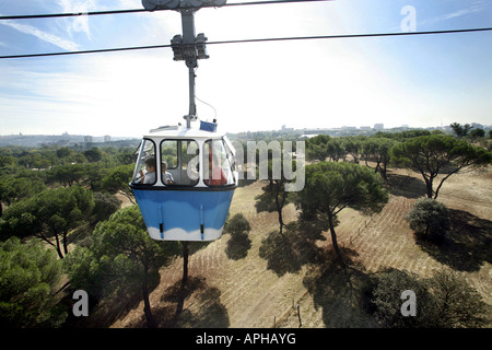 El Teleférico, Casa de Campo, Madrid, Spanien Stockfoto