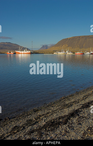 Trawler und Angelboote/Fischerboote in Grundarfjordur-Nord-West-Island-EU-Europa Stockfoto