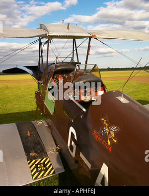 Tiger Moth Flugzeug Stockfoto