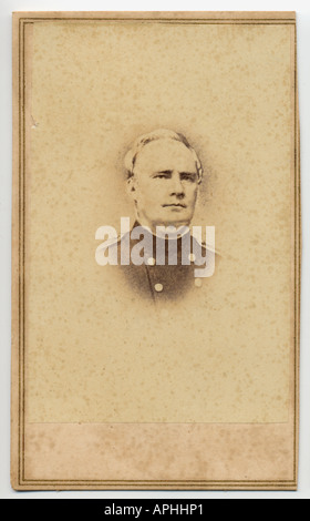 Carte de Visite von Sterling Price. Stockfoto