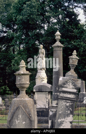 Historischer Friedhof Kosciusko Mississippi USA Stockfoto