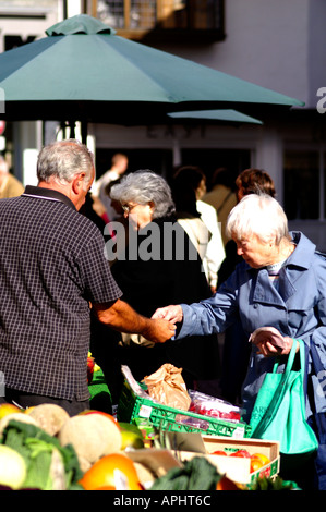 Markt in Kingston upon Thames, Surrey England Stockfoto