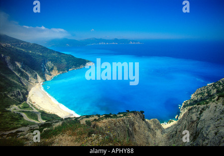 Auf einer griechischen Strand ionische Insel Kefalonia Griechenland EU Europäische Union Europa Stockfoto