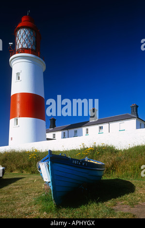 Ein am frühen Morgen Schuss von Souter Lighthouse, Whitburn, Tyne and Wear Stockfoto