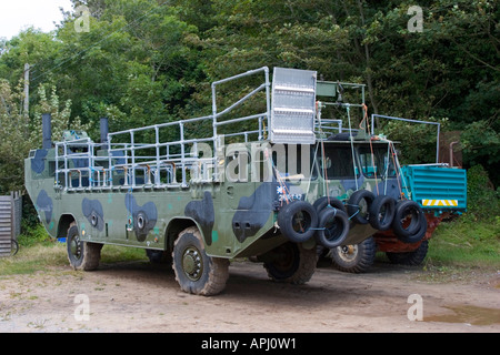 Amphibische Handwerk verwendet durch die Mönche von Caldey Island in Pembrokeshire Stockfoto