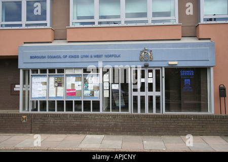 Borough Council Büros kings Lynn und West Norfolk - kings Lynn Norfolk Stadt East Anglia England uk gb Stockfoto